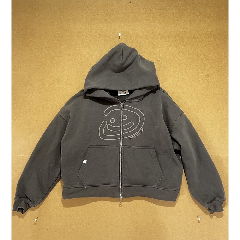 Drmers Club "Imagine Wearing a Good Feeling" Graphic Zip-Up Size S